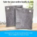Air Purifying Bag  Bamboo Charcoal Air Freshener and Odor Eliminator Bag  Air Filter Purifier For Cars  Closet  Shoes  Kitchens  Basements  Bedrooms  Living Area Set of 2  200g each (Grey  2) - B07C6RHQD9